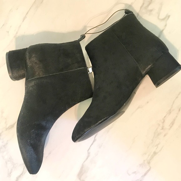 NWT Zara Faux Fur Booties Size 7.5 - Picture 6 of 7